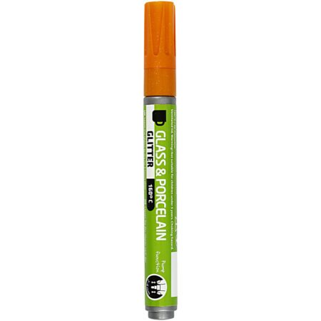 Glas- & porseleinstift - semi-dekkend - oranje