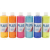 Plus Color acrylverf - 6 x 250 ml - kleurrijk