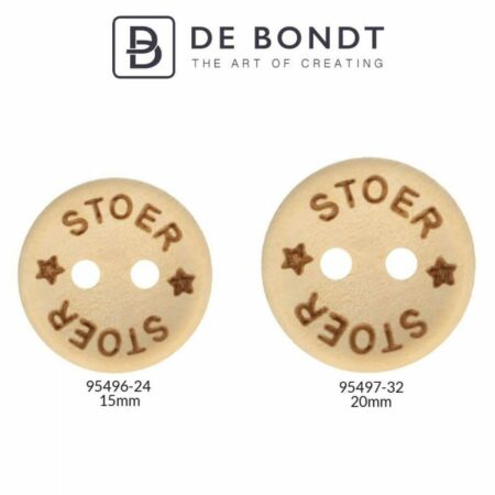 Houten knoop STOER - Afbeelding 2