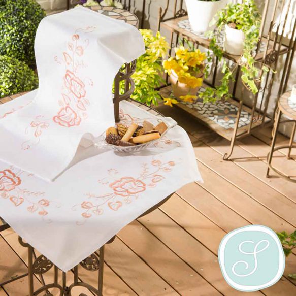 Simy's Studio Borduurpakket - Tafelkleed of Tafelloper