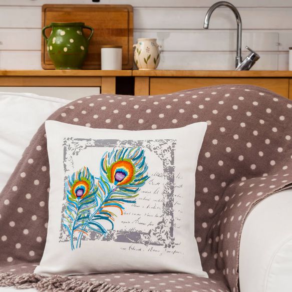 Simy's Studio Borduurpakket - Kussenhoes 40cm x 40cm diversen