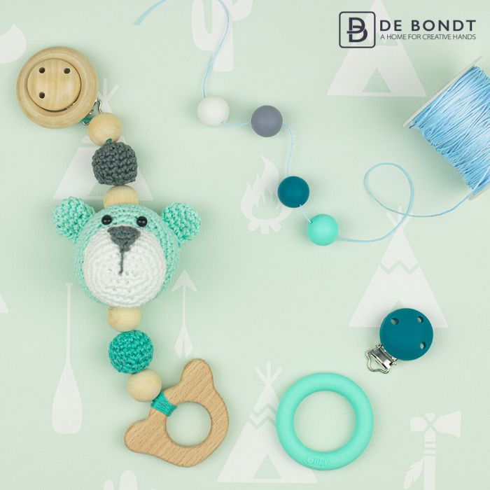 Opry Siliconen Kralen Rond 20mm - 5 stuks, Diverse Kleuren - Afbeelding 2