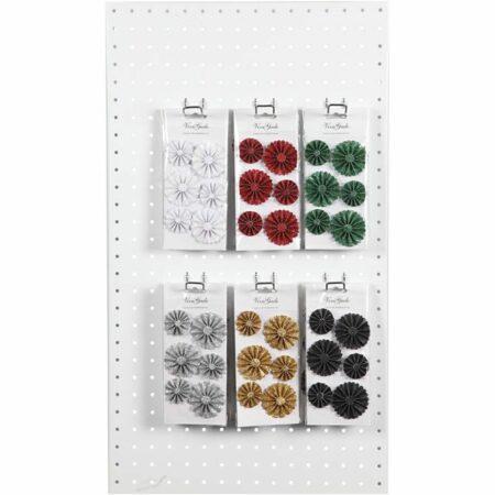 Rosettes, 6 stuks, diverse kleuren - Afbeelding 7