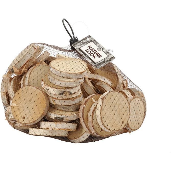 Houten schijven met gat - Diverse maten - Afbeelding 4