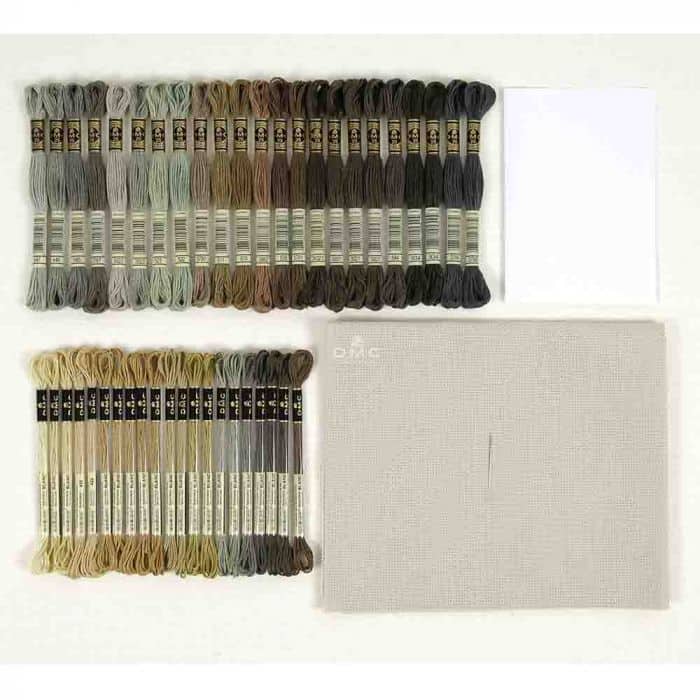 DMC Kruissteek Kit - Mona Lisa - Afbeelding 3