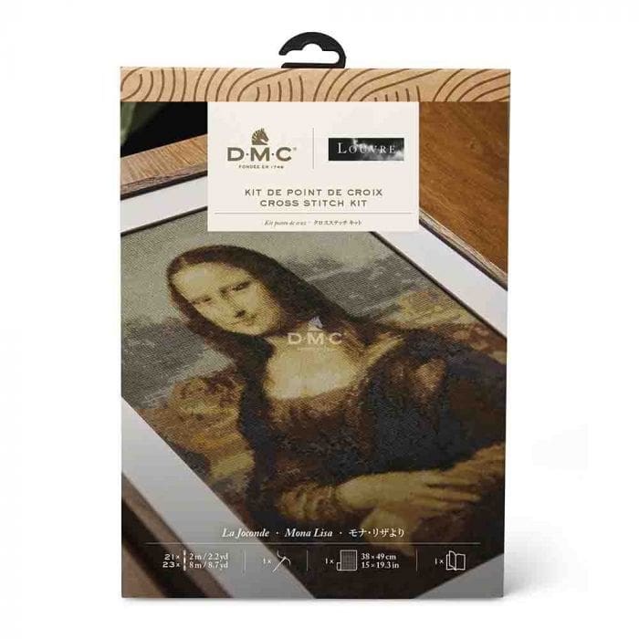 DMC Kruissteek Kit - Mona Lisa - Afbeelding 4