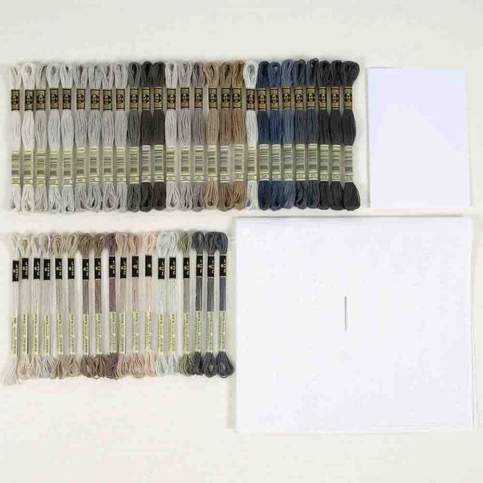 DMC Kruissteek Kit - De Kantwerkster - Afbeelding 3