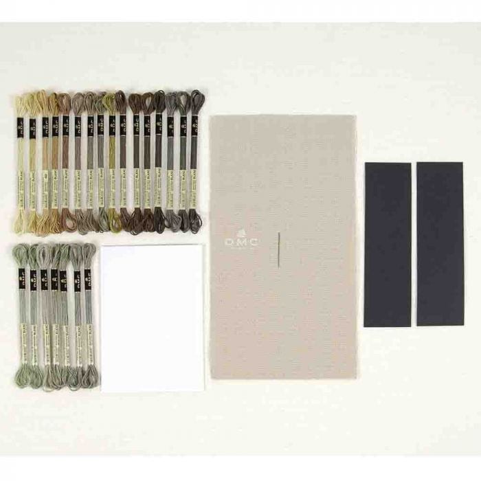 DMC Kruissteek Kit - Mona Lisa Boekenlegger - Afbeelding 3