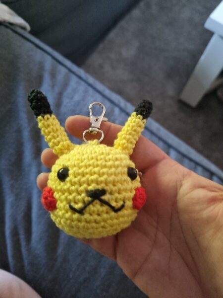 Patroon Pikachu Sleutelhanger