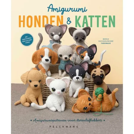 Amigurumi Honden en Katten haken - Banga Vaicekauskiene