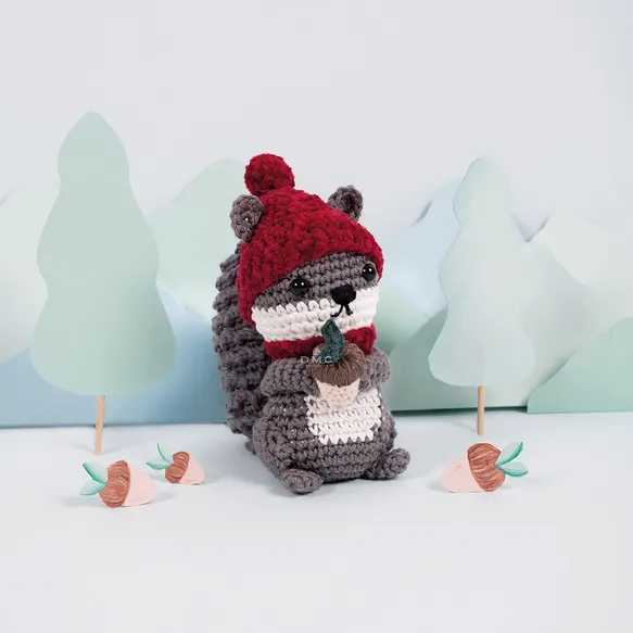 DMC Amigurumi Kit Woodland - Eekhoorn