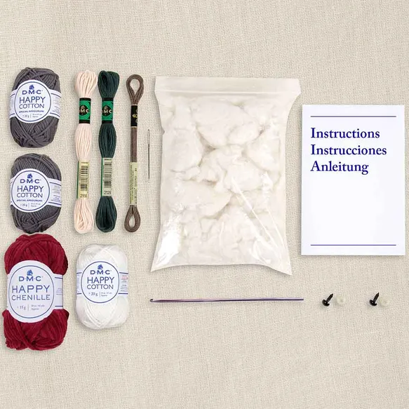 DMC Amigurumi Kit Woodland - Eekhoorn - Afbeelding 3